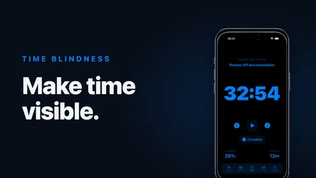Set cover: Make time visible, with the flexible timer on iPhone