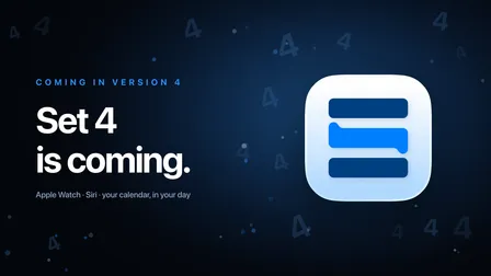 Set cover: Set 4 is coming, with the Set app icon